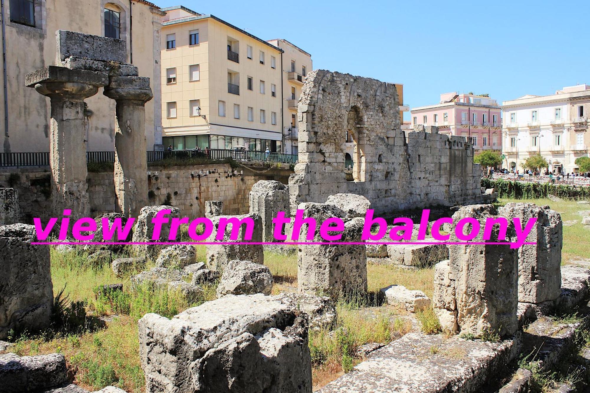 Apollonion Hh Above Apollo'S Temple Ortygia Apartment Syracuse Exterior photo